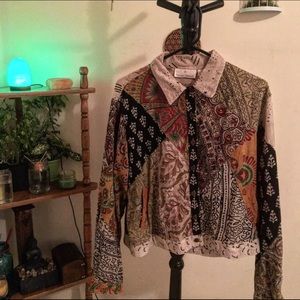 sacred threads woman’s button down shirt